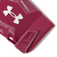 Under Armour Men's F9 Nitro Football Gloves, (609) Maroon/Sedona Red/Metallic Silver, Medium