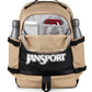 JanSport Small Seattle Pack – Compact Backpack with Main Compartment, Dual Water Bottle Pockets, and Padded Sleeve for 15-Inch Laptop, Travertine