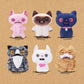 Fuggler Alley Cats 9-Inch Plush Toy (Cheezee) White by ZURU – Funny Ugly Monster Stuffed Animal with Human-Like Teeth, Collectible Plush for Kids, Tweens, Teens, Adults & Cat-Loving Weirdos