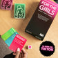 For The Girls Card Game by Relatable, The Viral Girls Night Adult Party Game, Great for Bachelorette Party Games, Weekends and Trips, Includes a die, and 400 Cards Across 5 Categories