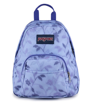 JanSport Half Pint Mini Backpack, 10.2 L - Durable Mini Bag Purse with Adjustable Shoulder Straps, Single Main Compartment, Zippered Stash Pocket, Lines & Vines