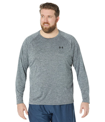 Under Armour Men's Tech 2.0 Long-Sleeve T-Shirt , Pitch Gray (012)/Black , XX-Large