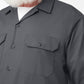 Dickies Men's Long Sleeve Work Shirt, Charcoal, Small