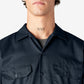 Dickies Men's Short-Sleeve Work Shirt, Dark Navy, Small