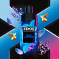 AXE Fine Fragrance Collection Body Wash For Men Blue Lavender 12h Refreshing Scent Shower Gel Infused with Lavender, Mint, and Amber Essential Oils 18 oz