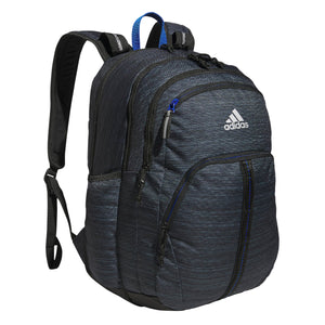 adidas Prime Backpack for Work, Travel Bag for Women and Men with Padded Compartment for Laptop, Two Tone Black/Team Royal Blue/2, One Size