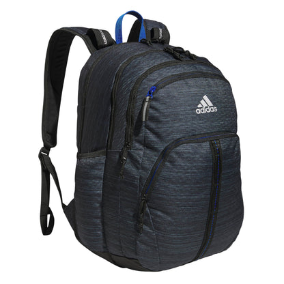 adidas Prime Backpack for Work, Travel Bag for Women and Men with Padded Compartment for Laptop, Two Tone Black/Team Royal Blue/2, One Size