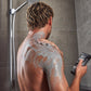 DOVE MEN + CARE Body and Face Scrub Charcoal & Clove Oil Deeply Exfoliates for Hydrated & Nourished Skin 100% Gentle Cleanser, No Sulfate Cleansers or Parabens 9 oz