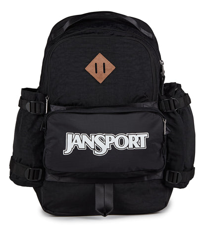 JanSport Seattle Pack – Durable Backpack with Main Compartment, Dual Water Bottle Pockets, Lined Laptop Sleeve, Black