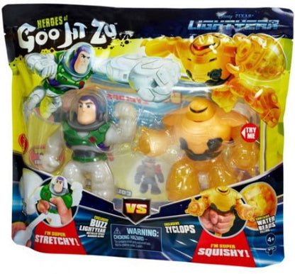 Disney Pixar Heroes of Goo Jit Zu Buzz vs Zyclops Hero Pack Toy New Sealed