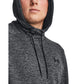 Under Armour Men's ArmourFleece Twist Hoodie, (001) Black / / Black, Large