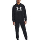 Under Armour Men's Rival Fleece Logo Hoodie, (001) Black / / White, Small