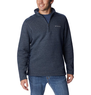 Columbia Men's Great Hart Mountain III Half Zip, Collegiate Navy Heather, XX-Large