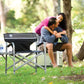 Coleman Portable Aluminum Camp Chair with Side Table & Cup Holder, Lightweight Folding Chair for Outdoor Seating