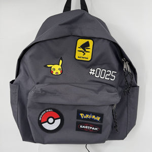 NWT Pokemon x Eastpak Day Pak'r Patches Grey 24L Backpack