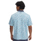 Under Armour Mens Matchplay Printed Golf Polo White/Downpour Gray/Downpour Gray Small