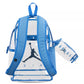 Nike Jordan Clear Backpack With Matching Accessory Case 2pc 2 Piece Set 3 Pocket (University Blue)