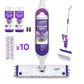 Swiffer PowerMop Multi-Surface Mopping Kit Lavender (10 Pads 2 Solutions)
