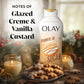 Olay Body Wash for Women, Hydrating & Moisturizing, Holiday Edition, With Plant Based Cleansers, B3 Complex, For All Skin Types, Spoonful of Sugar with Glazed Crème & Vanilla Custard Scent, 22 fl oz
