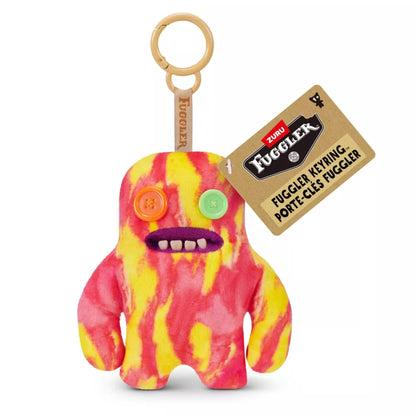 Fuggler Series 6 Keyrings, 4.5 Inch Funny Ugly Monsters Plush Keychain, Character-Themed Unisex Plush Fabric (Sasquoosh)