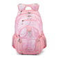 High Sierra Loop Backpack, Travel, or Work Bookbag with tablet sleeve, One Size, Pink Marble - Bubblegum Pink