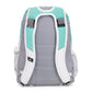 High Sierra Loop Backpack, Travel, or Work Bookbag with tablet sleeve, One Size, Aquamarine/White/Ash