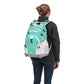 High Sierra Loop Backpack, Travel, or Work Bookbag with tablet sleeve, One Size, Aquamarine/White/Ash