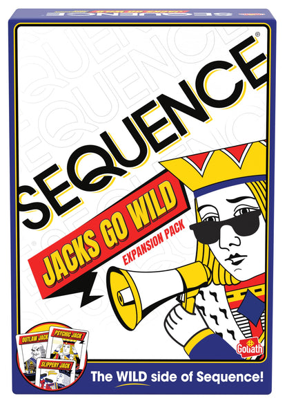 Goliath Sequence Jacks Go Wild! Expansion Pack | Exciting Strategy Game Includes 52 Wild Jacks Cards | 2-12 Players, Ages 7+