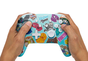 PowerA Enhanced Wireless Controller for Nintendo Switch/Switch 2 / Switch Lite/OLED Model - Fortnite Sticker Mania - Gamepad, game controller, Officially Licensed