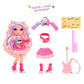 Rainbow High Jr High Rock Band - Bella, Pink 9” Fashion Doll with Guitar, Customize with Stickers, Posable, Great Toy Gift for Kids Ages 4+