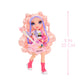 Rainbow High Jr High Rock Band - Bella, Pink 9” Fashion Doll with Guitar, Customize with Stickers, Posable, Great Toy Gift for Kids Ages 4+