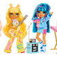 Rainbow High Jr High Rock Band - Bella, Pink 9” Fashion Doll with Guitar, Customize with Stickers, Posable, Great Toy Gift for Kids Ages 4+