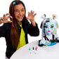 Monster High Frankie Stein Doll Head for Hairstyling with 65+ Accessories Including Wear & Share Nails, Hair Ties, Barrettes & Stickers