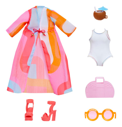 Rainbow High Fashion Pack, Pool Theme Includes 1 Full Pool Outfit, Shoes, Jewelry and Play Accessories. Mix & Match to Create Tons of Fun. Kids Toy Gift Ages 4+