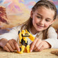 Transformers CYBERWORLD Bumblebee Armored Cyber Changers 4-Inch Action Figure, Quick Change to Car Mode, Robot Toys for Boys and Girls 6 and Up