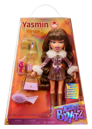 Alwayz Bratz Yasmin Fashion Doll with 10 Accessories and Poster