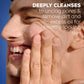 NIVEA MEN Deep Clean Face Wash and Scrub, Multipack, 3 x 2.5 FL OZ