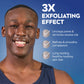 NIVEA MEN Deep Clean Face Wash and Scrub, Multipack, 3 x 2.5 FL OZ
