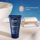 NIVEA MEN Deep Clean Face Wash and Scrub, Multipack, 3 x 2.5 FL OZ