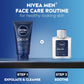 NIVEA MEN Deep Clean Face Wash and Scrub, Multipack, 3 x 2.5 FL OZ