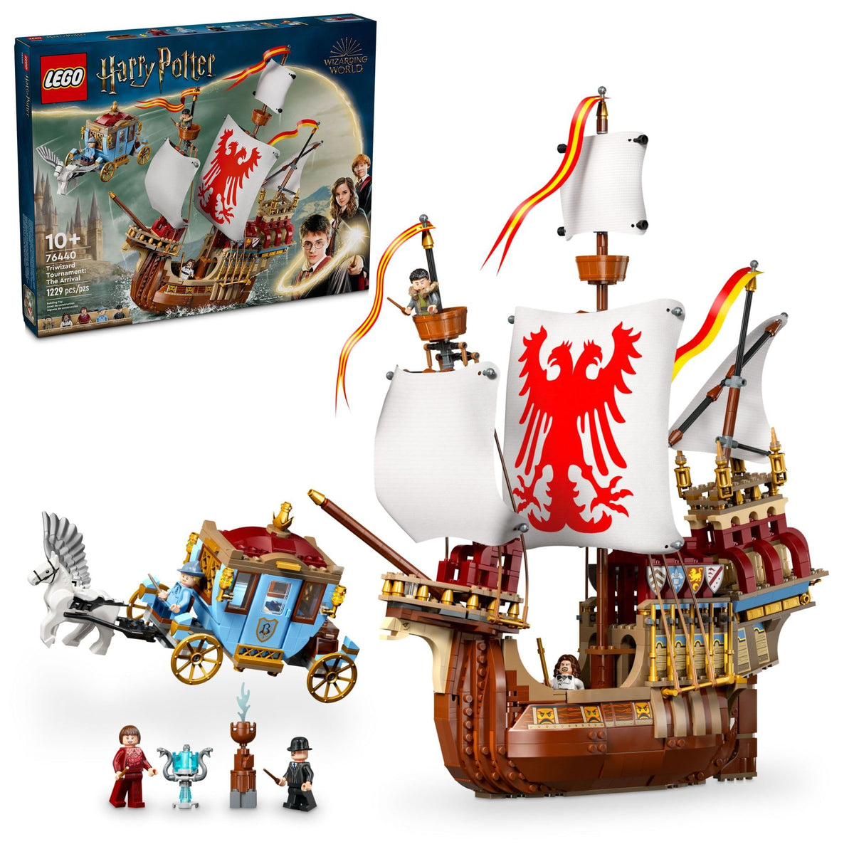 LEGO Harry Potter Triwizard Tournament: The Arrival Building Toy - Pretend Play Toy for Kids, Boys & Girls, Ages 10+ Years - Harry Potter Gifts for Fans - 76440