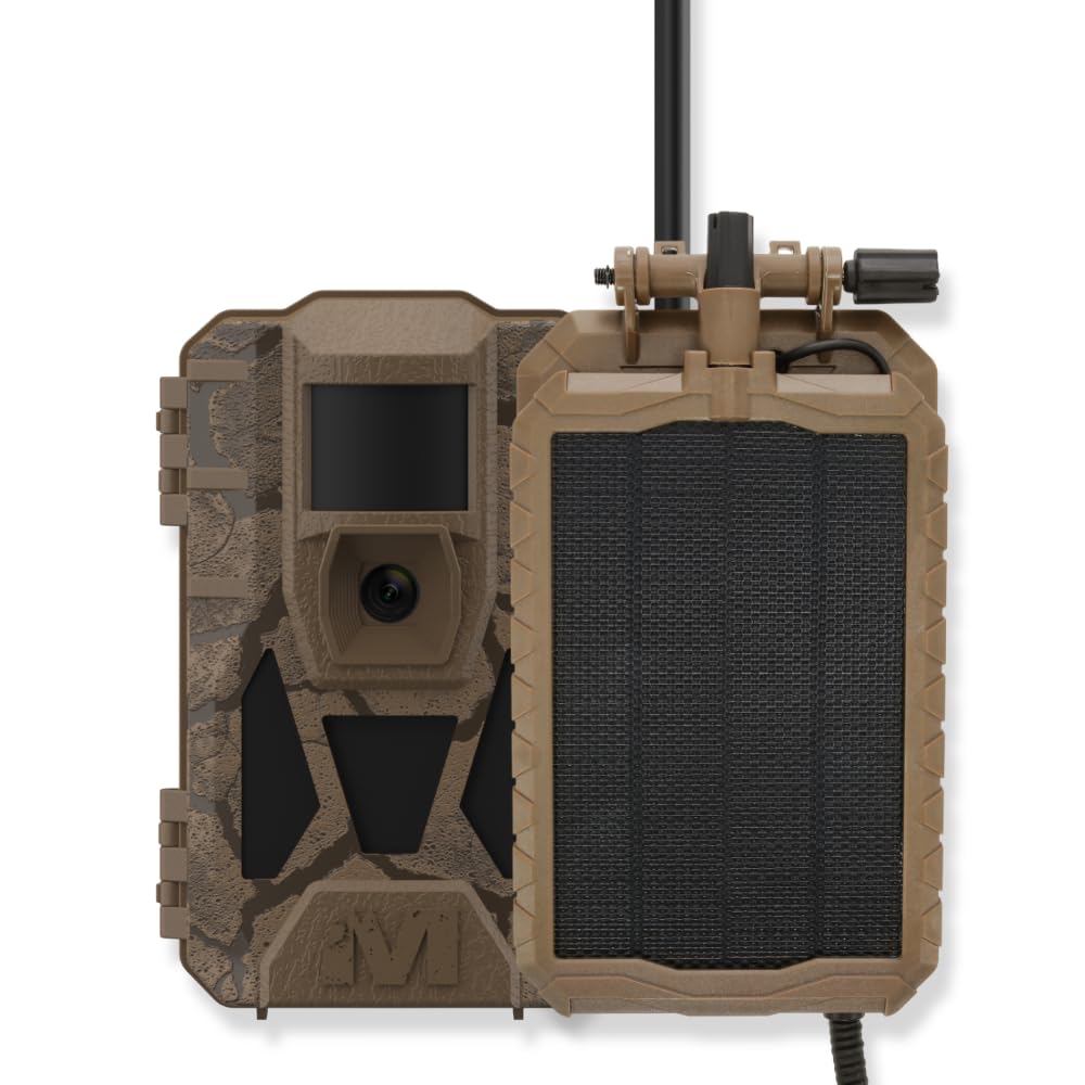 MUDDY Matrix 2.0 Cellular Trail Camera with SOL-Pak Solar Panel – Wireless Game Camera Bundle