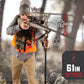 Allen Company Axial EZ-Stik Shooting Stick - Adjustable Rifle Rest - Monopod Shooting Sticks for Hunting, Zeroing - Portable Rests for Rifles - Extends 33"-61", Green