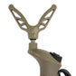 Allen Company Axial EZ-Stik Shooting Stick - Adjustable Rifle Rest - Monopod Shooting Sticks for Hunting, Zeroing - Portable Rests for Rifles - Extends 33"-61", Green