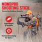 Allen Company Monopod Shooting Stick and Gun Rest (22" to 61") 2 lbs - Adjustable Height - Removable Cradle - Padded Grip - Aluminum - Rifle Shooting Rest, Camera Stand - Gun Accessories, Hunting Gear