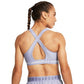 Under Armour Women's Crossback Mid Impact Sports Bra, 539 Purple, XS