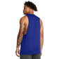 Under Armour Men's Sportstyle Left Chest Cut-Off T-Shirt, 400 Blue, XXL
