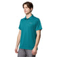 Columbia Mens Utilizer Short Sleeve Polo, River Blue, Small