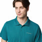 Columbia Mens Utilizer Short Sleeve Polo, River Blue, Small