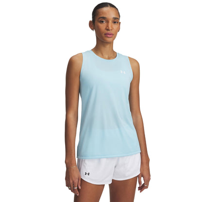 Under Armour Women's Tech Tank Top, 494 Blue, XL
